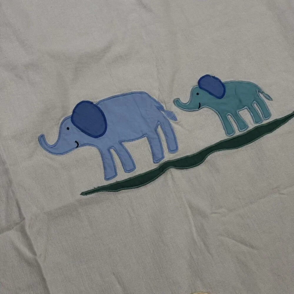 Kids Shower Curtain & Hooks See Description!! Jungle Animals Theme Decor